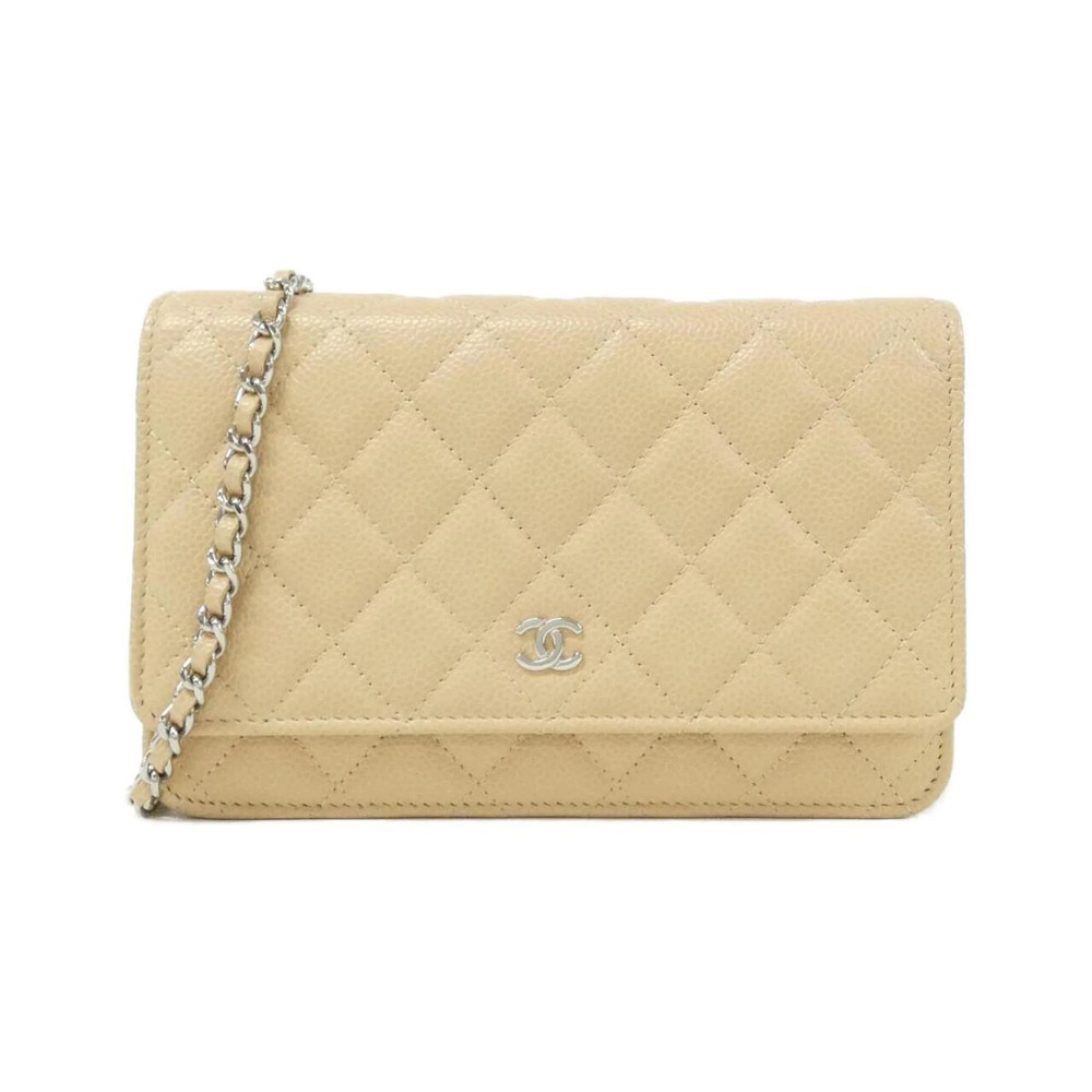 CHANEL Cream Wallet